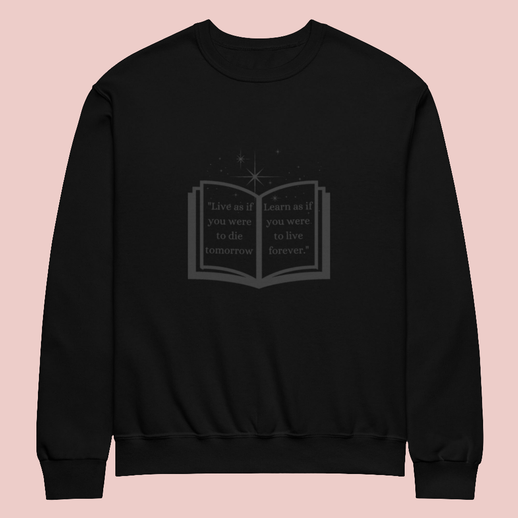 Never stop learning Crewneck